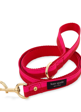 Kate Spade Red and Pink Colorblock Large Leash