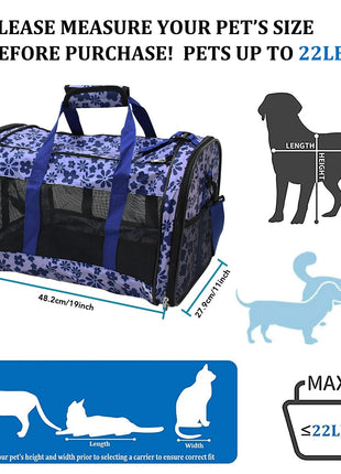 GOOPAWS Soft-Sided Travel Small Dog & Cat Carrier Bag - Pup List