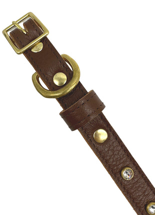 Plain Leather Dog Collar
