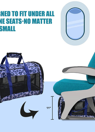 GOOPAWS Soft-Sided Travel Small Dog & Cat Carrier Bag - Pup List