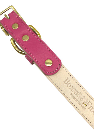 Plain Leather Dog Collar