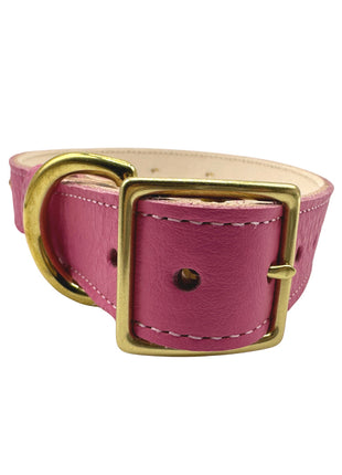 Plain Leather Dog Collar