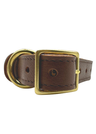 Plain Leather Dog Collar