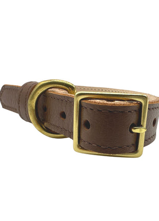 Plain Leather Dog Collar