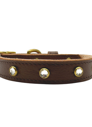 Plain Leather Dog Collar