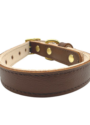 Plain Leather Dog Collar