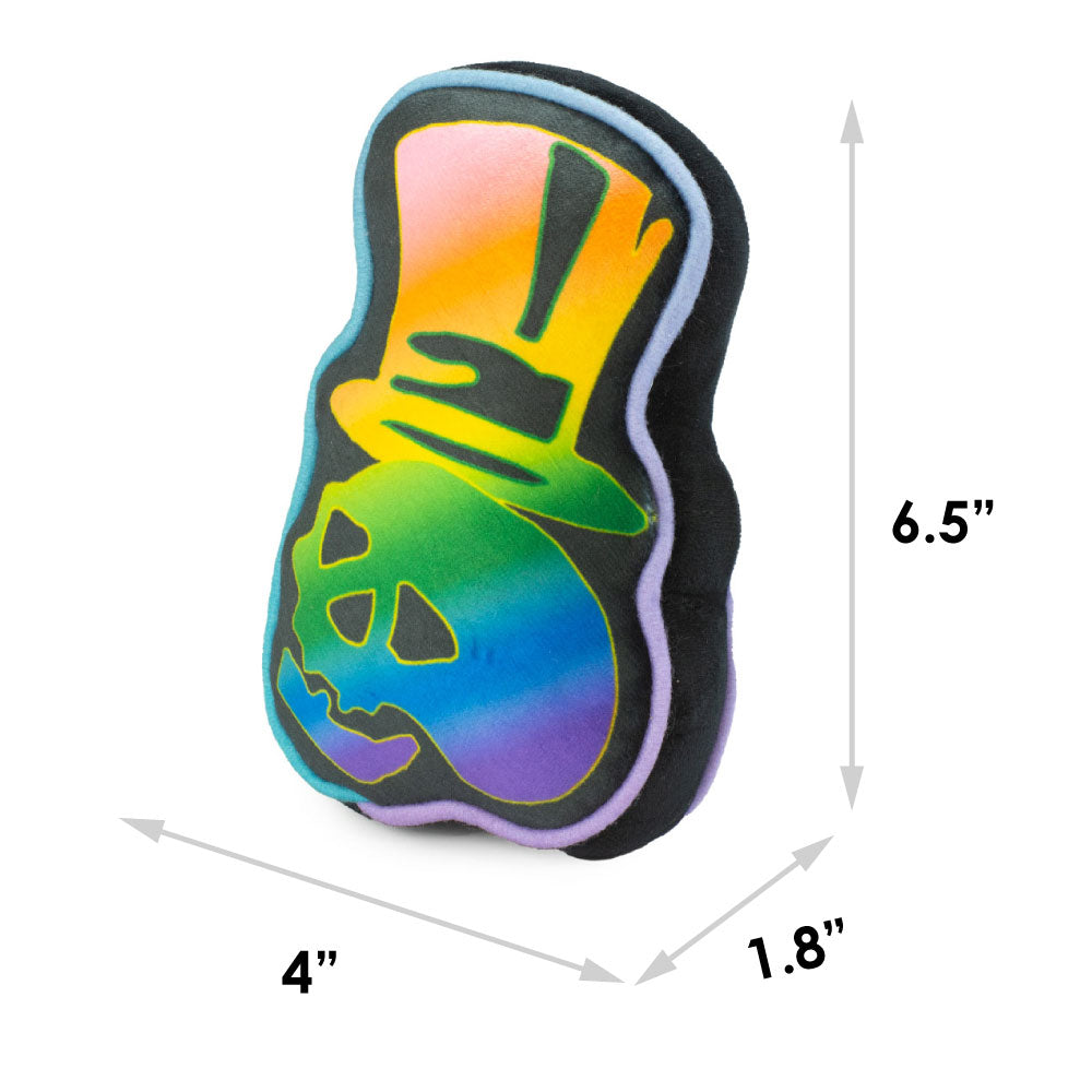 Dog Toy Squeaker Plush - Grateful Dead Skeleton Head Dancing Skeletons Black Multi Color