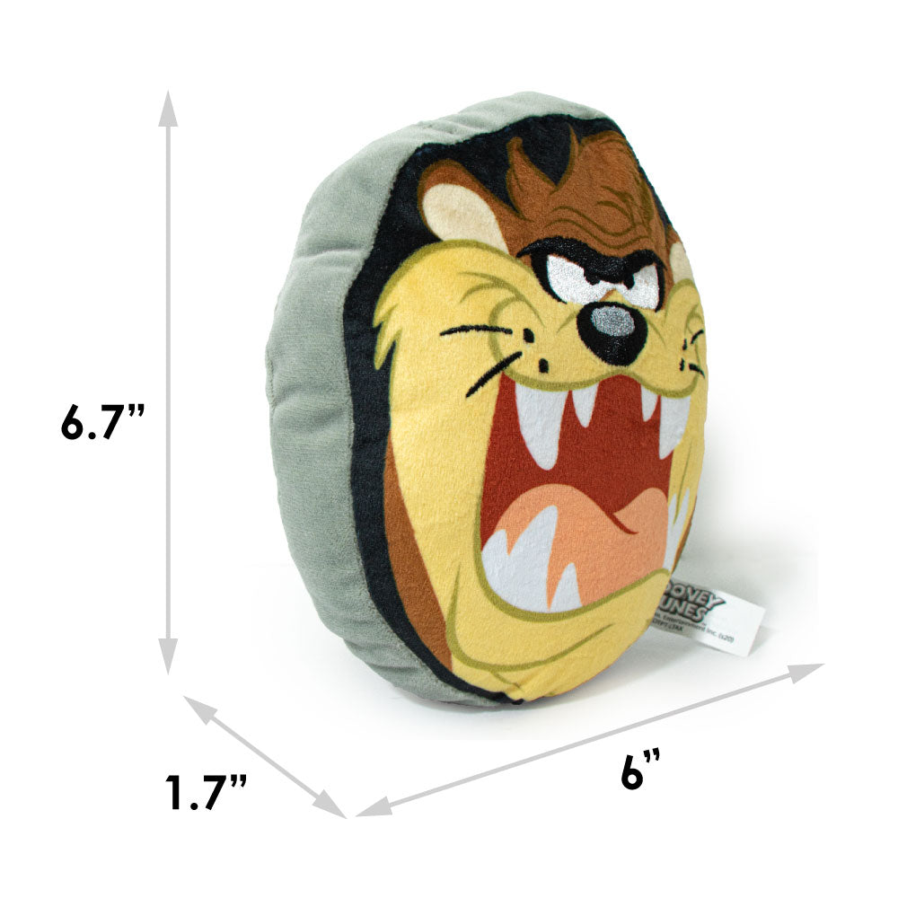 Dog Toy Squeaky Plush - Looney Tunes Taz Growling Face