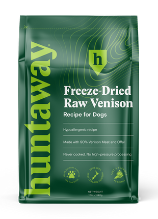 Carton - Huntaway Freeze-Dried Raw Venison (Retail)