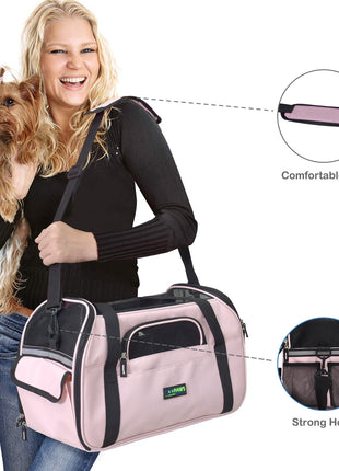 GOOPAWS Soft Sided Collapsible Airline Travel Pet Carrier Bag for Comfort and Travel - Pup List