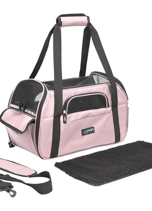 GOOPAWS Soft Sided Collapsible Airline Travel Pet Carrier Bag for Comfort and Travel - Pup List