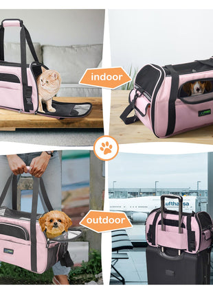 GOOPAWS Soft Sided Collapsible Airline Travel Pet Carrier Bag for Comfort and Travel - Pup List