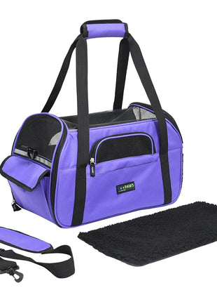 GOOPAWS Soft Sided Collapsible Airline Travel Pet Carrier Bag for Comfort and Travel - Pup List