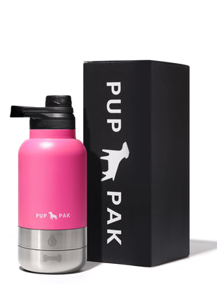Pup Pak Dog Water Bottle with Detachable Bowls
