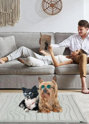 Dog Ice Mat Double-Sided Cooler Dog Mat Gentle Wear Resistant Pet Ice Pad