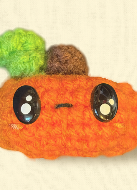 Handmade Catnip Toy | Larry the Pumpkin – A Halloween Chunkle Puff Infused with Miracle Nip Botanicals