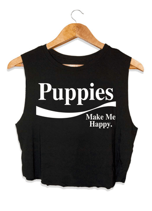 Enjoy Puppies | Women's Crop Tank