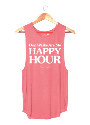 Dog Walks are my Happy Hour | Women's Sleeveless