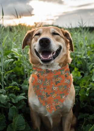 Fall Floral Dog Bandana
