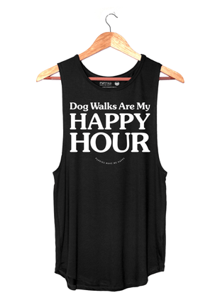 Dog Walks are my Happy Hour | Women's Sleeveless