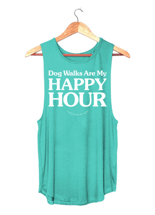 Dog Walks are my Happy Hour | Women's Sleeveless