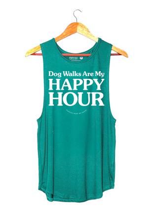 Dog Walks are my Happy Hour | Women's Sleeveless