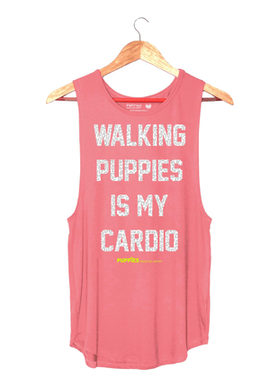 Walking Puppies is my Cardio | Women's Sleeveless