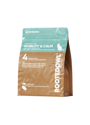 Mobility & Calm  CBD + CBG Freeze-Dried Bites for Cats - Fish Protein - 30 Count - Pup List