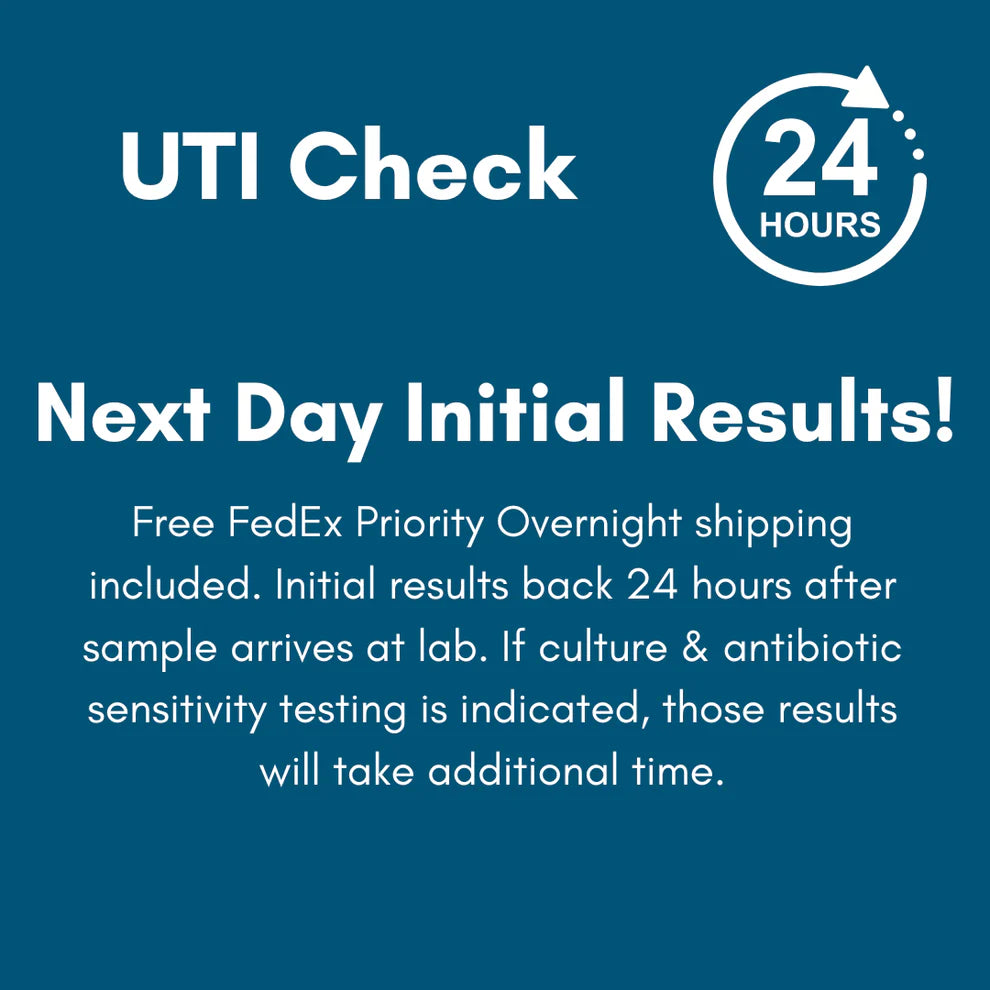 Urinary Tract Infection BioScreen & Culture for Dogs: At-Home Testing