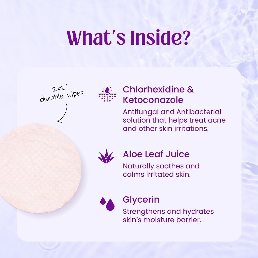 Acne Away Chin Acne Wipes for Cats