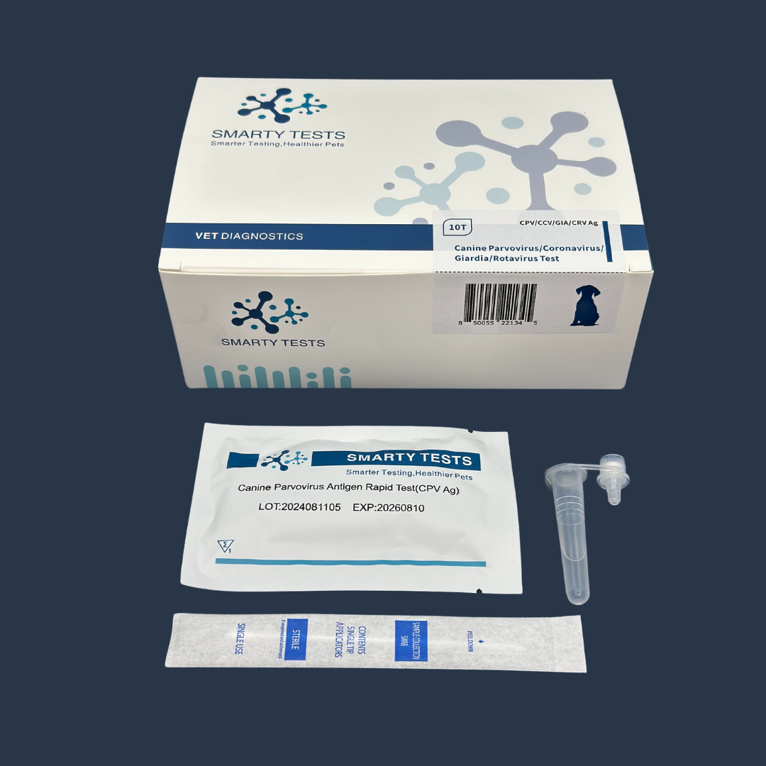 Diarrhea Screen 10-Minute Rapid Test for Dogs: At-Home Testing