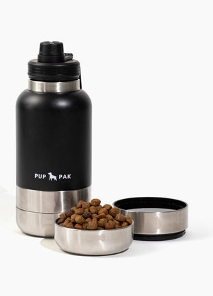 Pup Pak Dog Water Bottle with Detachable Bowls
