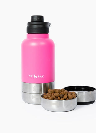 Pup Pak Dog Water Bottle with Detachable Bowls