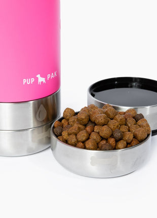 Pup Pak Dog Water Bottle with Detachable Bowls