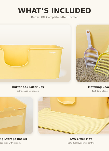Butter Litter Box XXL Complete Set