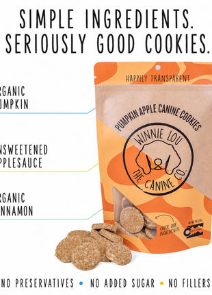 Pumpkin Apple Canine Cookie