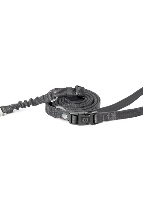 3-in-1 City Dog Leash - Steel