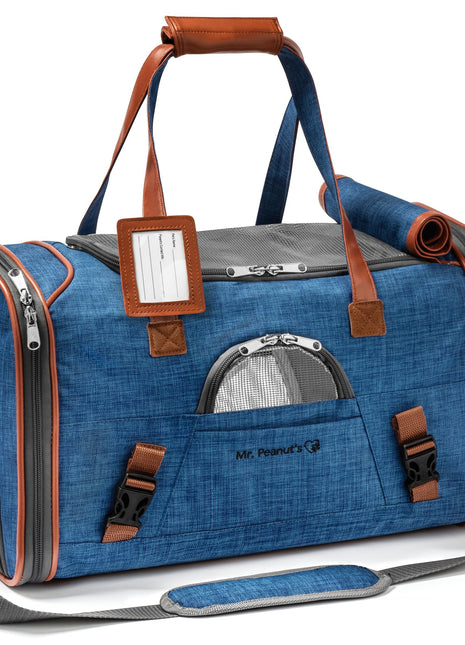 Mr. Peanut's Gold Series Standard Size Airline Compliant Pet Carrier - Pup List
