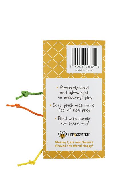 Catnip Mice Toys (3 ct)