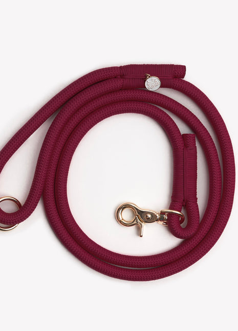 'Bordeaux' - Braided Rope Leash