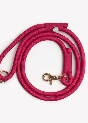 'Magenta' - Braided Rope Leash