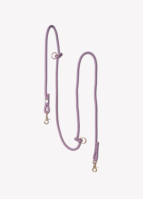 'Lilac' - Hands Free Braided Leash
