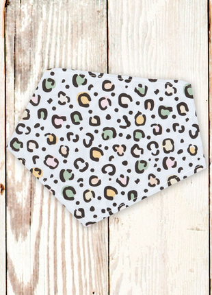 "Pastel Leopard Print" Dog Bandana