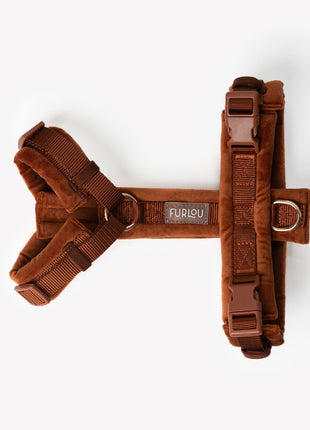 Clay - Velvet Dog Harness