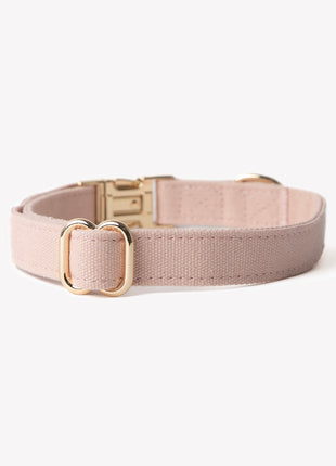 'Powder Rose' - Canvas Dog Collar