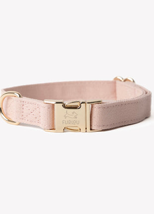 'Powder Rose' - Canvas Dog Collar