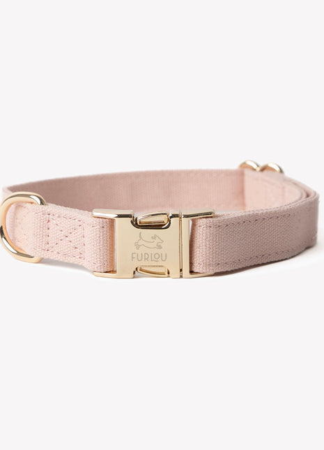 'Powder Rose' - Canvas Dog Collar