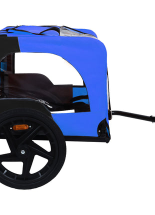 Pet Bike Trailer Dog Cart for Bicycle,Suitable for Small and Medium Pets, Easy Folding Cart Frame, Quick Release Wheel, Non-Slip Floor, Internal Leash