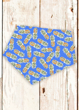 "Blue Pineapples" Dog Bandana