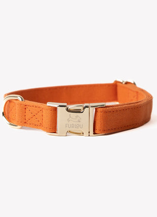 'Terracotta' - Canvas Dog Collar